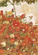 Egon Schiele Field of Flowers France oil painting artist